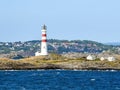 Lighthouse OksÃÂ¸y fyr south of Kristiansand in Norway