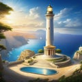 The lighthouse of one of the seven wonders of the ancient