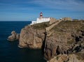Lighthouse at Cape Saint-Vincent Southwest Portugal