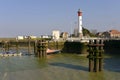 Lighthouse of Ouistreham in France Royalty Free Stock Photo