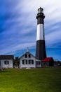 LIGHTHOUSE OUTER BANKS SWEEPING CLOUDS