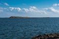 Lighthouse on an outlying island in the Mediterranean