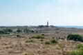 Lighthouse, Paphos, Cyprus. Archaeological area. Akamas Peninsula.