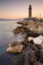 Lighthouse in Patras. Royalty Free Stock Photo