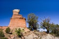 Lighthouse Peak in Palo Duro Canyon Royalty Free Stock Photo