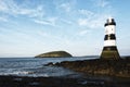 Lighthouse Penmon Angelsey North Wales UK Royalty Free Stock Photo