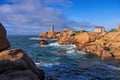 Lighthouse Phare de Ploumanach in Brittany