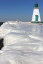 Port Dalhousie Lighthouse Pier and Ice