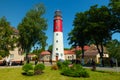 Lighthouse Pillau summer sunny day time landscape