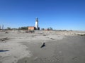 Lighthouse of the Po delta Emilia Romagna valleys of Comacchio Italy Royalty Free Stock Photo