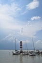 Lighthouse in Podersdorf am See, Neusiedler See, Austria