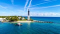 Lighthouse Point Aerial in Fort Lauderdale, Florida, USA Royalty Free Stock Photo