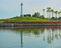 Lighthouse point Long Beach California Royalty Free Stock Photo
