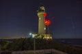 Lighthouse at Point Lonsdale at night Royalty Free Stock Photo