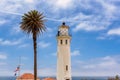 Lighthouse Point Vicente, Palos Verdes, Los Angeles Royalty Free Stock Photo