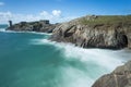 Lighthouse of Pointe de Kermovan in Le Conquet, Brittany, France