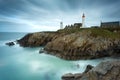Lighthouse of Pointe Saint Mathieu in Plougonvelin, Brittany, Fr