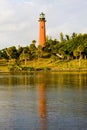 lighthouse, Ponce Inlet, Florida, USA Royalty Free Stock Photo