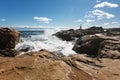 Lighthouse in the port of Ahtopol, Black Sea, Bulgaria, Royalty Free Stock Photo