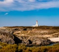 The Lighthouse at Port Coton, France Royalty Free Stock Photo