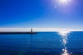 Lighthouse. Port of Puerto Banus.