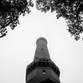 Lighthouse in the port of Swinoujscie Royalty Free Stock Photo