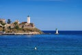 Lighthouse Port-Vendres,Cote Vermeille Royalty Free Stock Photo