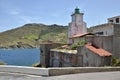 Lighthouse of Port-Vendres in France Royalty Free Stock Photo