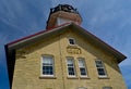 Lighthouse at Port Washington Wisconsin Royalty Free Stock Photo