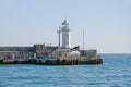 Lighthouse in the port of Yalta