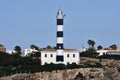 Lighthouse in Portocolom Royalty Free Stock Photo