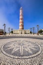 Lighthouse of Praia da Barra in Portugal