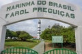 The Lighthouse of Preguicas at Atins, Brasil Royalty Free Stock Photo