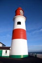 Lighthouse in Red & White Royalty Free Stock Photo