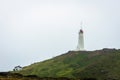 Lighthouse in Reykjanes in Iceland during spring. Travel, lighthouse,