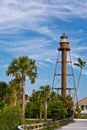 Lighthouse on Right Royalty Free Stock Photo