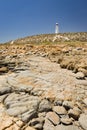 Lighthouse and Rocks Royalty Free Stock Photo