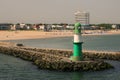 Lighthouse in Rostock /Germany/ Royalty Free Stock Photo