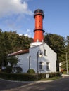 Lighthouse in Rozewie, Poland Royalty Free Stock Photo
