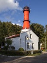Lighthouse in Rozewie, Poland Royalty Free Stock Photo