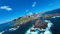 Lighthouse At Salvador In Bahia Brazil. Travel Landscape.