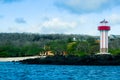 Lighthouse in san cristobal galapagos islands Royalty Free Stock Photo