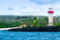 Lighthouse in san cristobal galapagos islands Royalty Free Stock Photo