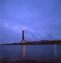 Lighthouse Of San Ignacio At Night Atlantic Ocean Uruguy