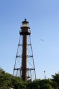 Lighthouse in Sanibel Island Florida Royalty Free Stock Photo