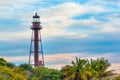 Lighthouse on Sanibel Island Royalty Free Stock Photo