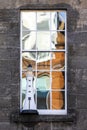 Lighthouse Sculpture on a Window Sill in Edinburgh