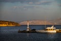 Lighthouse. Sea of Crete. Greece.