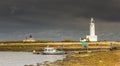 Shining Lighthouse. Royalty Free Stock Photo