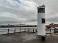 Lighthouse on the shores of the Bay in Ayr City.